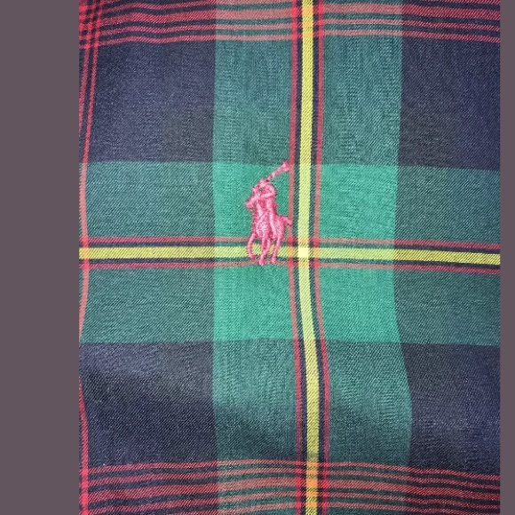 Ralph Lauren Mens Green Plaid Shirt XL Button Down - Picture 2 of 7